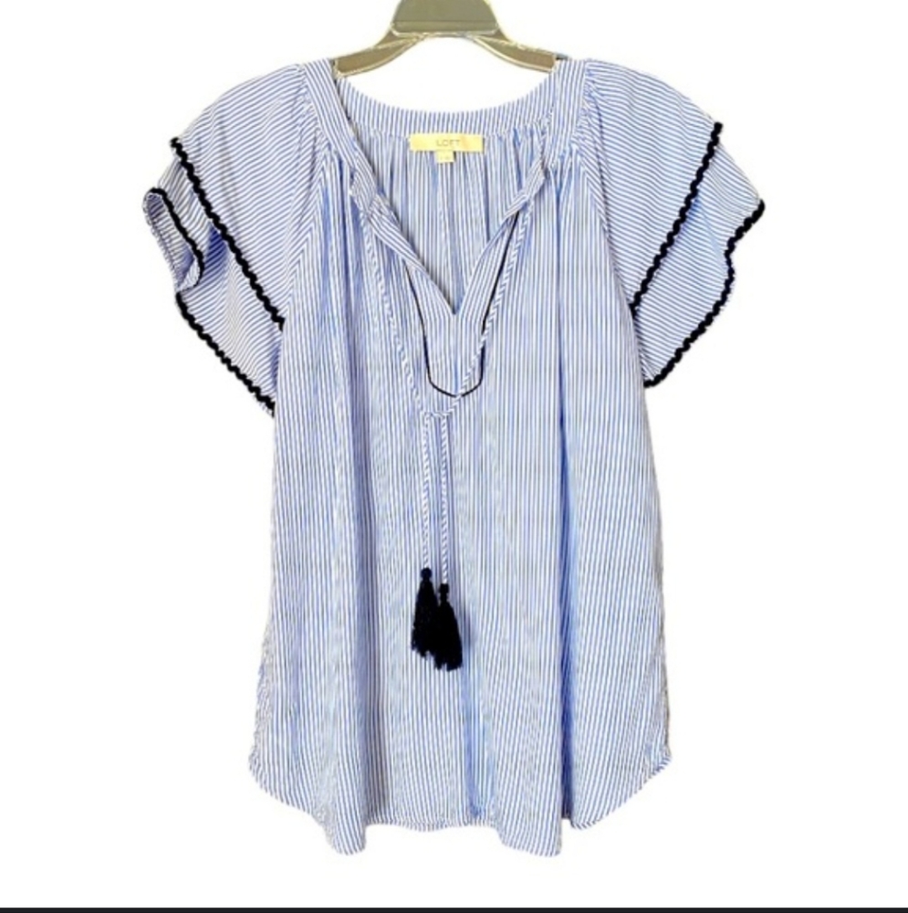 18. Loft peasant top oversized